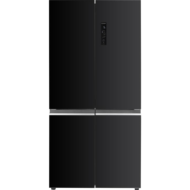 מקרר 4 דלתות ג'נרל דגם GE780GB זכוכית שחורה