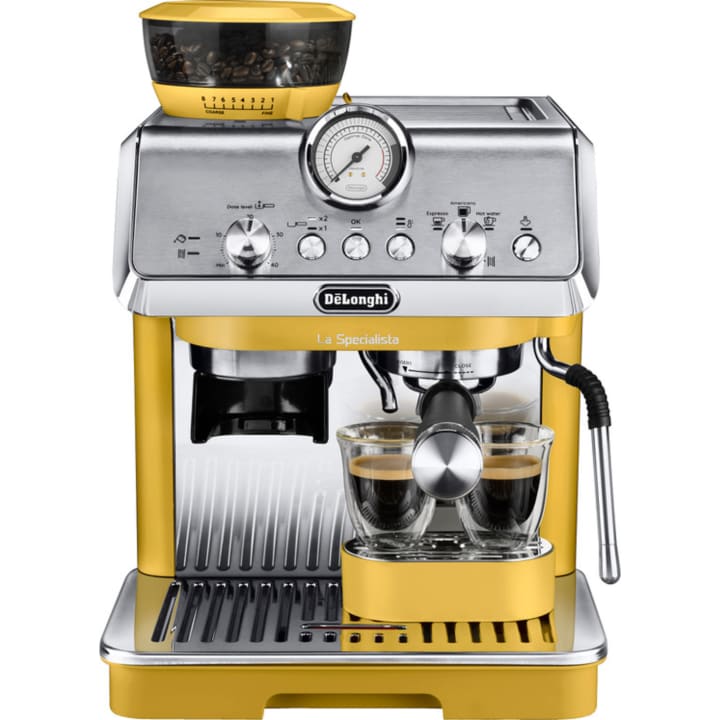 מכונת קפה חצי אוטומטית דלונגי DeLonghi EC9155.YE צהוב