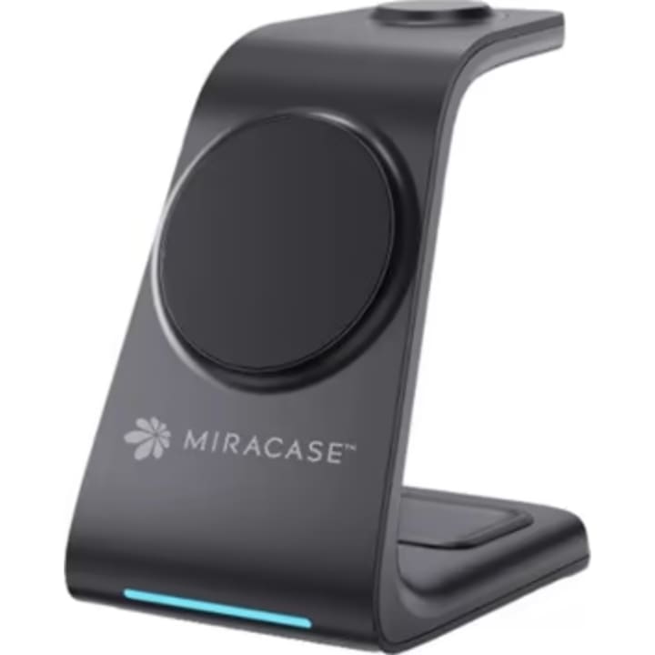 מטען אלחוטי מירקייס דגם MQIW310 MAGSAFE 3IN1 שחור