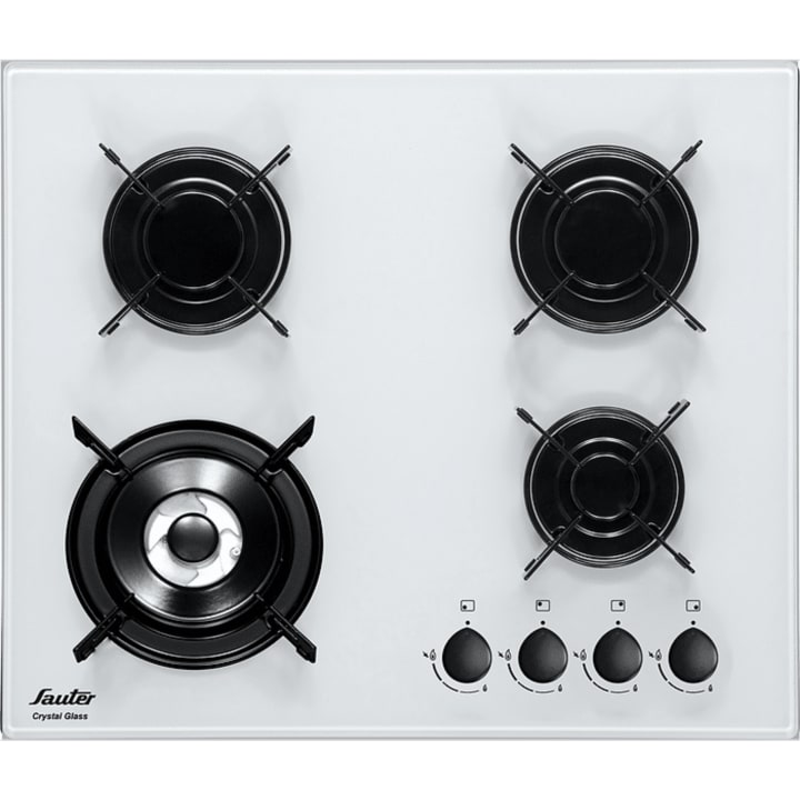 כיריים גז 60 ס"מ סאוטר Sauter SHG8020W זכוכית לבנה