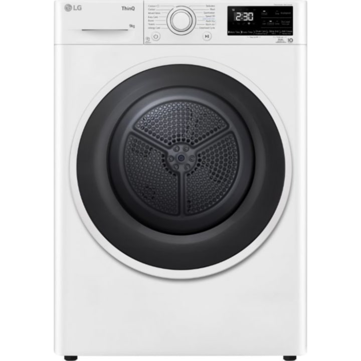 מייבש כביסה משאבת חום 9 ק"ג LG FD1609BD לבן