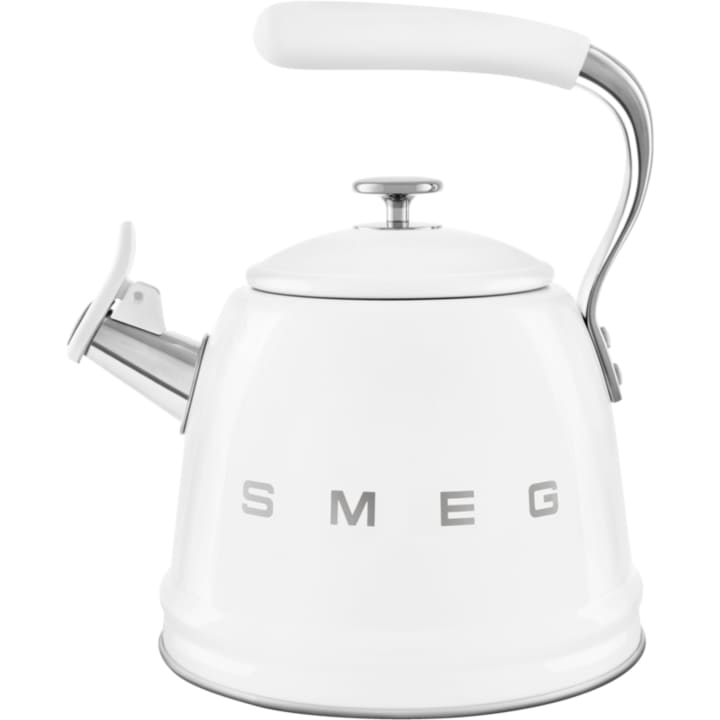 קומקום נירוסטה שורק 2.3 ליטר SMEG CKLW2001 לבן