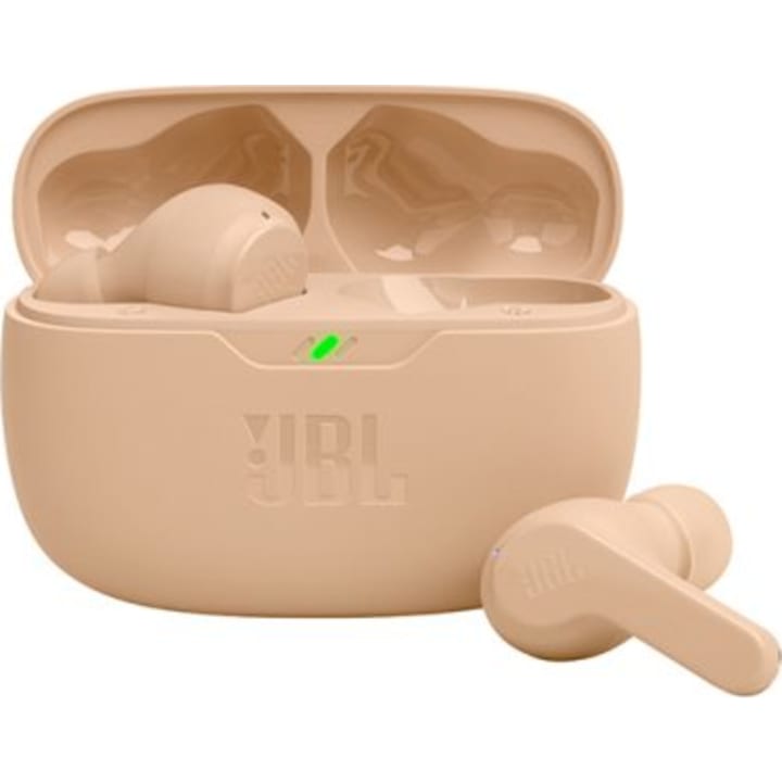 אוזניות אלחוטיות JBL Wave Flex TWS בז'