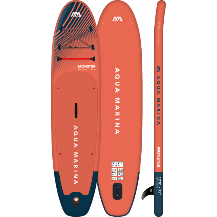 סאפ מתנפח עם משוט אקווה מרינה Aqua Marina Monster BT-23Mop