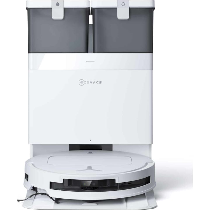שואב אבק רובוטי שוטף ותחנת עגינה אקווקס Ecovacs Deebot T50 Pro Omni לבן