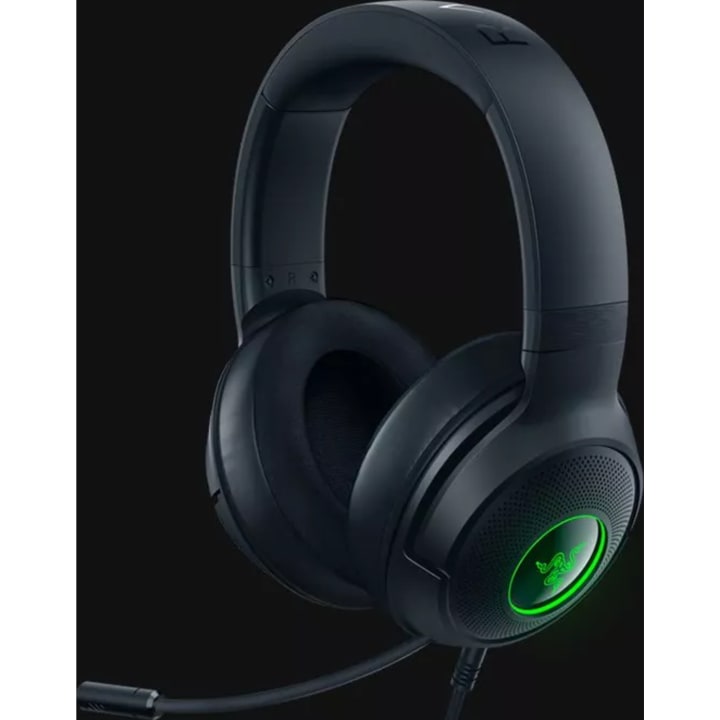 אוזניות גיימינג Usb רייזר Razer Kraken X V3 שחור