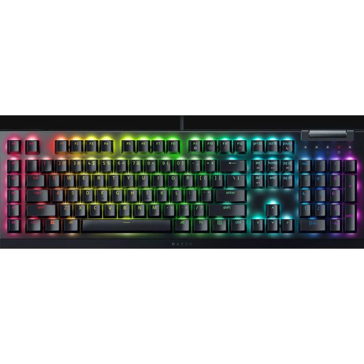 מקלדת גיימינג מכנית רייזר Razer Blackwidow V4 X שחור