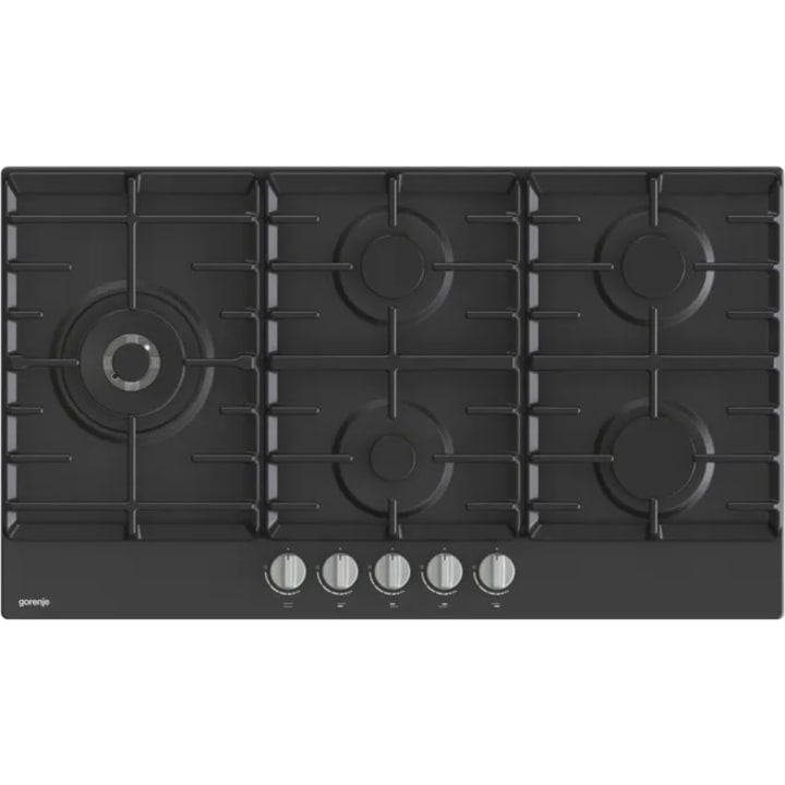 כיריים גז אמייל 90 ס"מ גורנייה Gorenje GW951MB שחור
