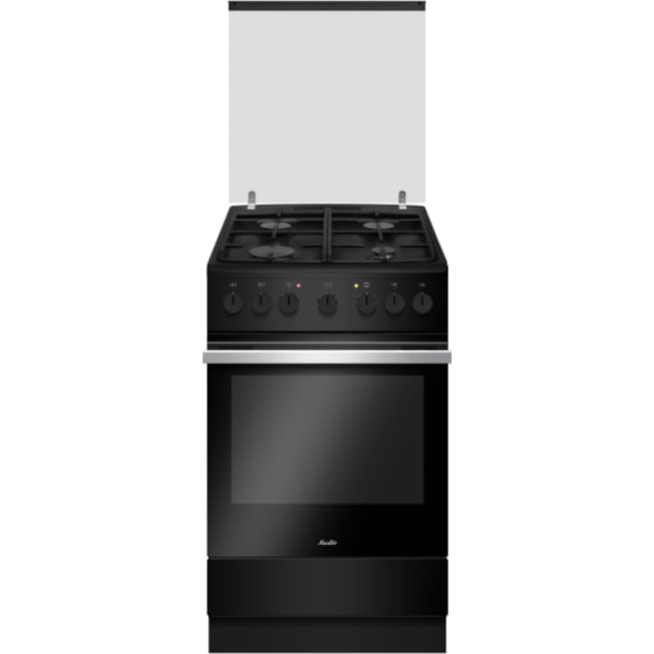 תנור משולב כיריים גז 50 ס"מ סאוטר Sauter Fusion 2050 שחור