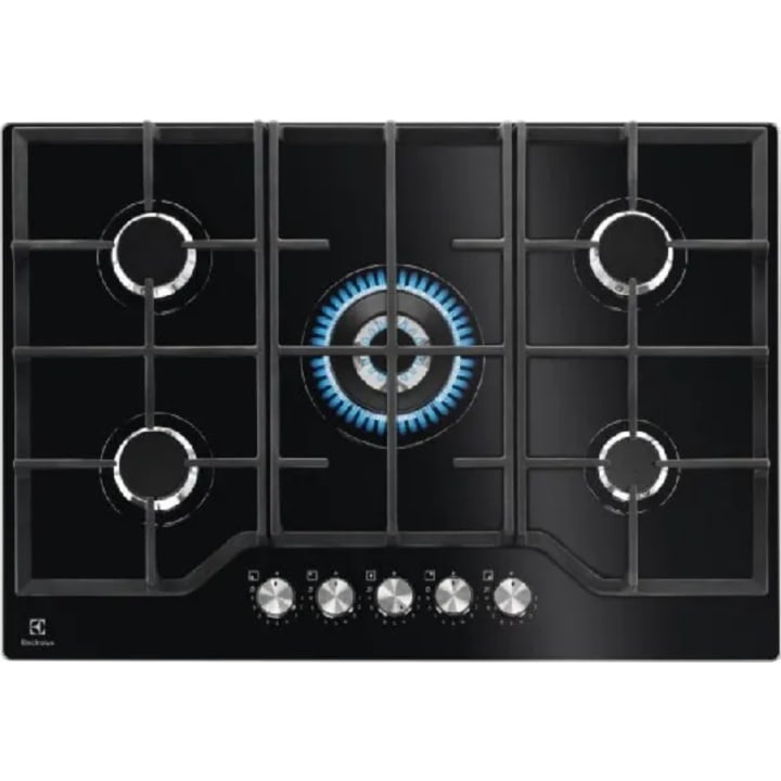כיריים גז 75 ס"מ אלקטרולוקס Electrolux KGG75362K שחור