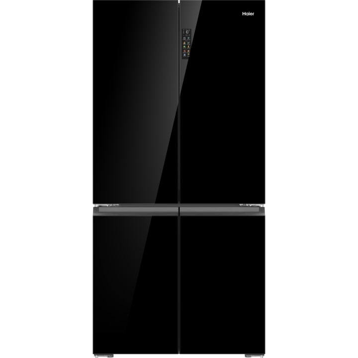 מקרר 4 דלתות האייר Haier HRF-825FB זכוכית שחורה