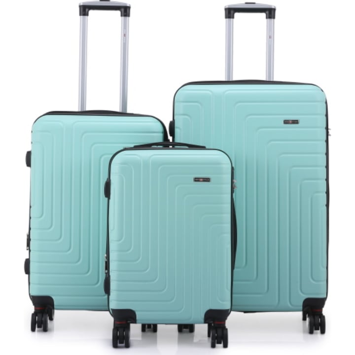 סט 3 מזוודות קשיחות 20/25/29 Swiss Voyager Covent מנטה