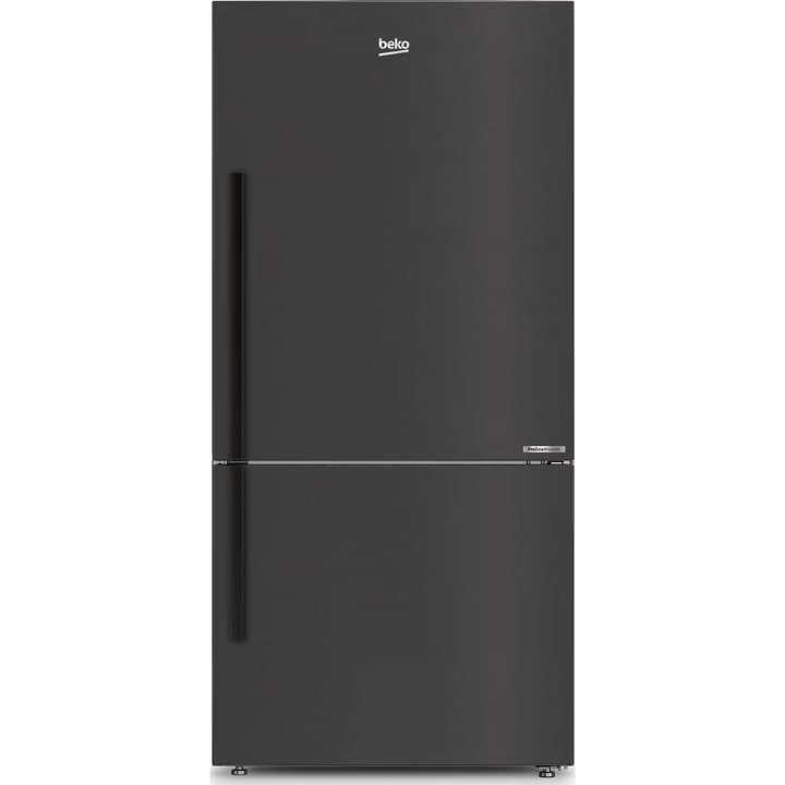 מקרר 2 דלתות מקפיא תחתון Beko CN160236XB נירוסטה שחורה כולל שבת לדורות