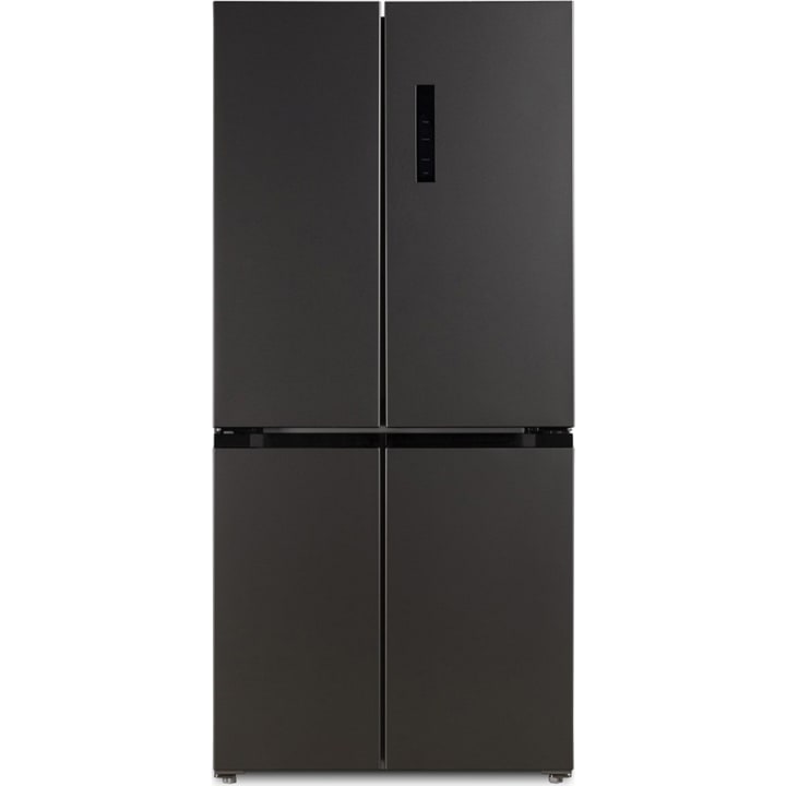 מקרר 4 דלתות נורמנדה דגם ND880B זכוכית שחורה