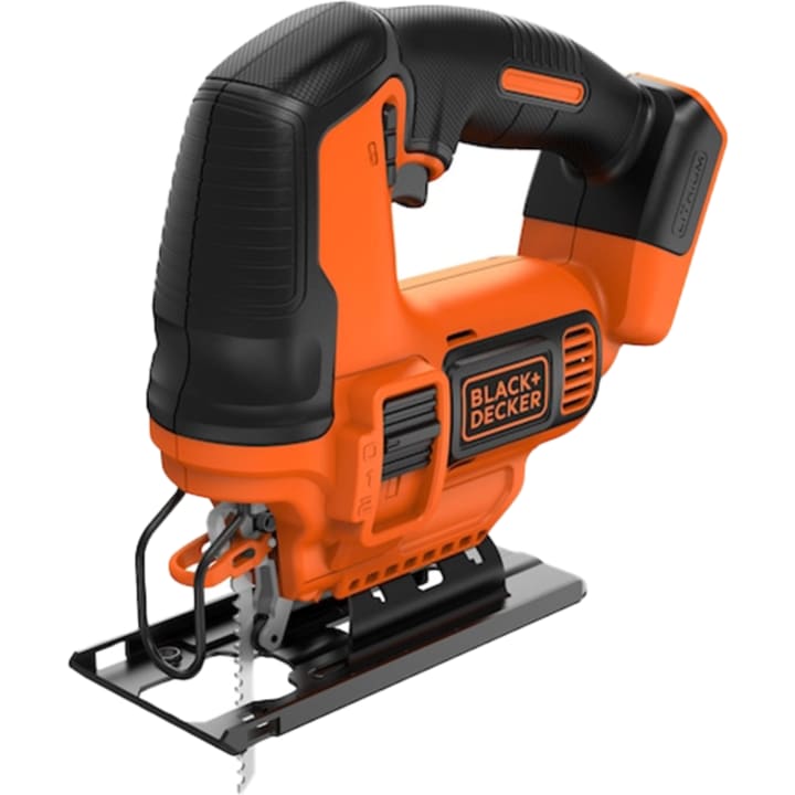 מסור אנכי נטען 18V עם להב עץ Black & Decker BDCJS18N-XJ