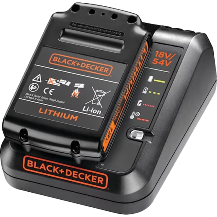 סוללת 18V 2.0Ah ומטען Black & Decker BDC2A20-QW