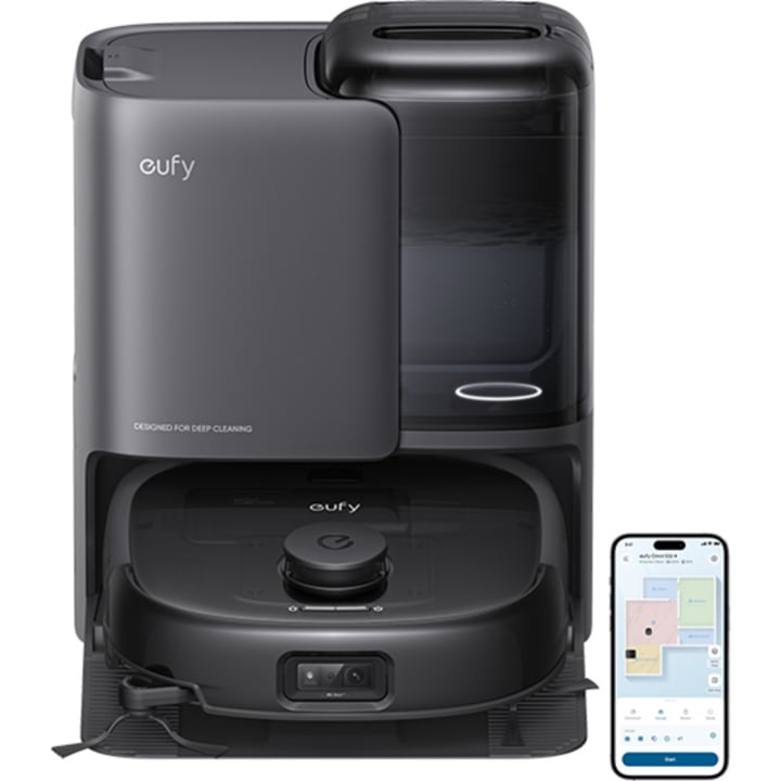 שואב אבק רובוטי שוטף Eufy E25 Omni שחור