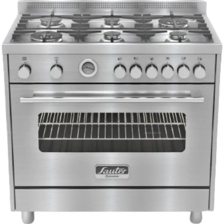 תנור משולב כיריים גז 90 ס"מ סאוטר Sauter SOC9080 IX נירוסטה