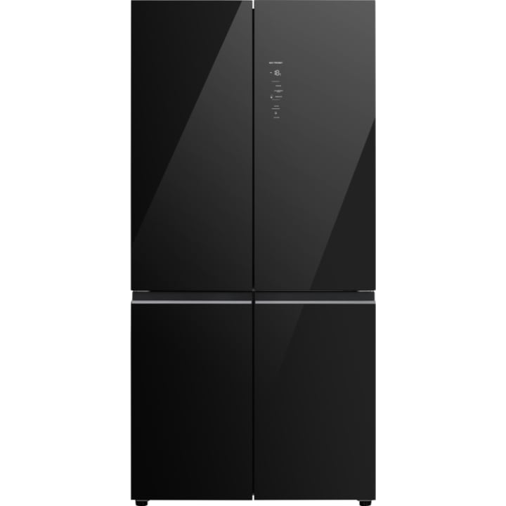 מקרר 4 דלתות פוג'יקום Fujicom FJ-NF800BK זכוכית שחורה