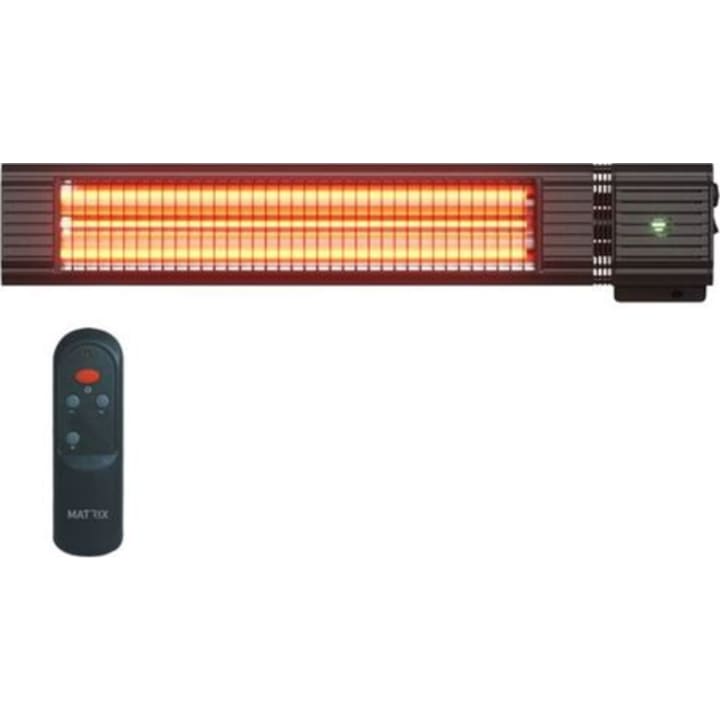 תנור חימום לתליה 2000W מטריקס דגם IP65-STO2000CT-WL-R