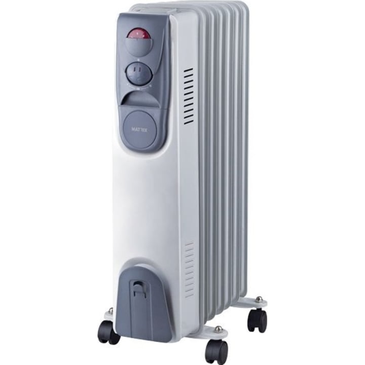 רדיאטור 7 צלעות מטריקס דגם MX-7F-1500W-WH לבן