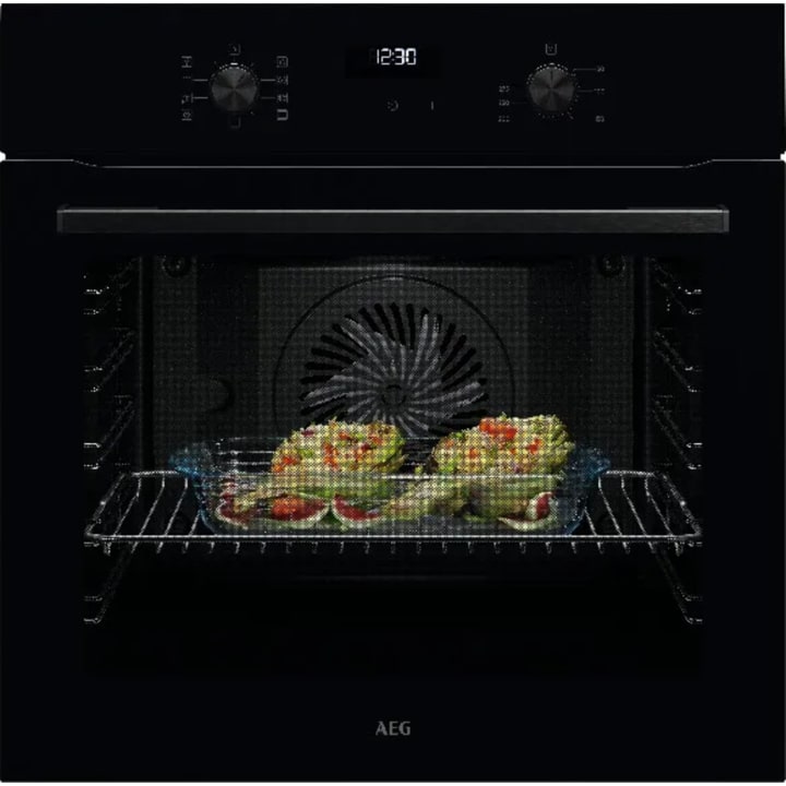 תנור בנוי 60 ס"מ AEG ABU51201B שחור