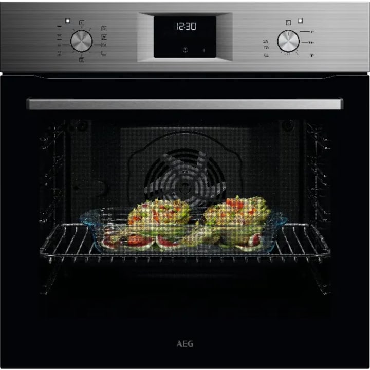 תנור בנוי 60 ס"מ AEG ABU51201M נירוסטה