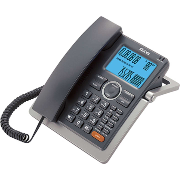 טלפון שולחני אלקום מעוצב עם שיחה מזוהה Alcom AL-5933