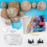 National Geographic Break Open 10 Premium Geodes STEM Science Kit, product image 3