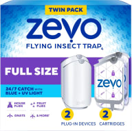 Zevo Indoor Flying Insect Trap Twin Pack, 2 Devices, product image 1