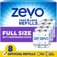 Zevo Flying Insect Trap Official Refill Cartridges, 8 Count, product image 1