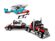 LEGO Creator 3-in-1 Flatbed Truck with Helicopter 31146, product image 2