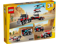 LEGO Creator 3-in-1 Flatbed Truck with Helicopter 31146, product image 3