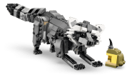 LEGO Creator 3-in-1 Forest Animals Gray Wolf 31393, product image 3