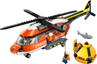 LEGO City Coast Guard Helicopter Building Set 60503, product image 2