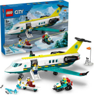 LEGO City Emergency Air Ambulance Airplane Set 60465, product image 1