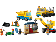 LEGO City Construction Trucks and Wrecking Ball Crane 60391, product image 2