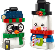 LEGO Snowman Ornaments Christmas Building Set 40812, product image 2
