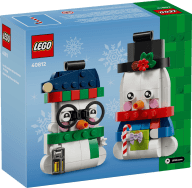 LEGO Snowman Ornaments Christmas Building Set 40812, product image 3