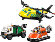 LEGO City Airplane, Service Truck & Hovercraft Remix 60505, product image 2
