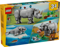 LEGO Creator 3 in 1 Wild Animals: Majestic Rhino with Birds 31171, product image 3