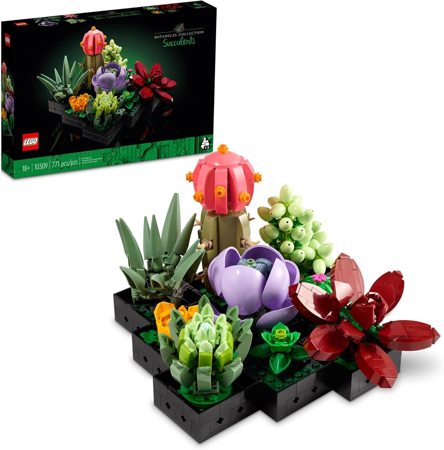 LEGO Botanicals Succulents Building Set 10309, product image 1