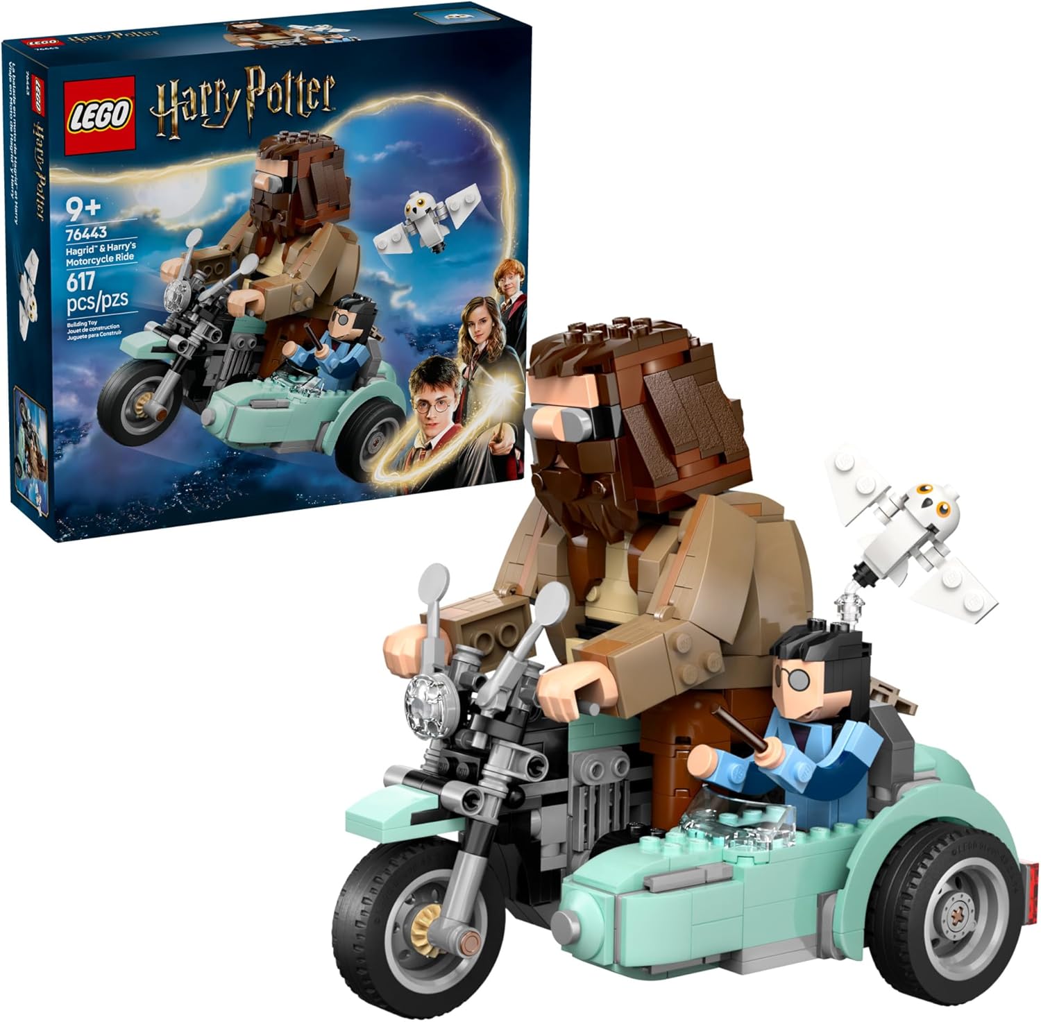 LEGO Harry Potter Hagrid & Harry’s Motorcycle Ride 76443, product image 1