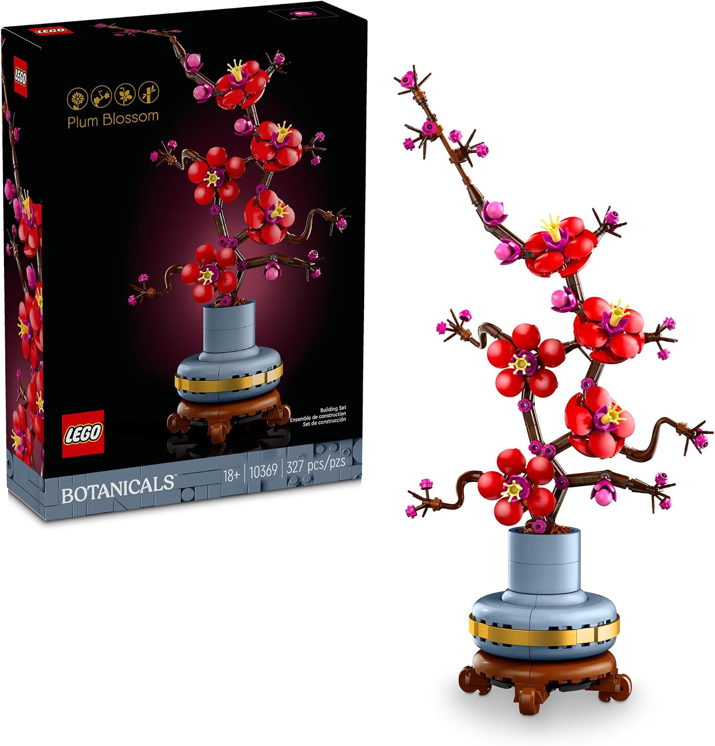 LEGO Botanicals Plum Blossom Building Set 10369, product image 1