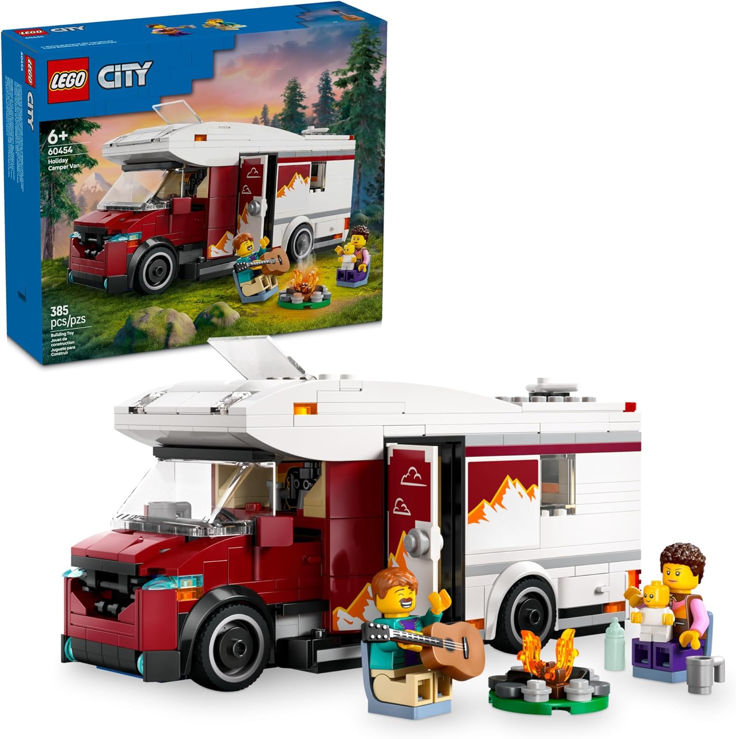 LEGO City Holiday Adventure Camper Van Set 60454, product image 1