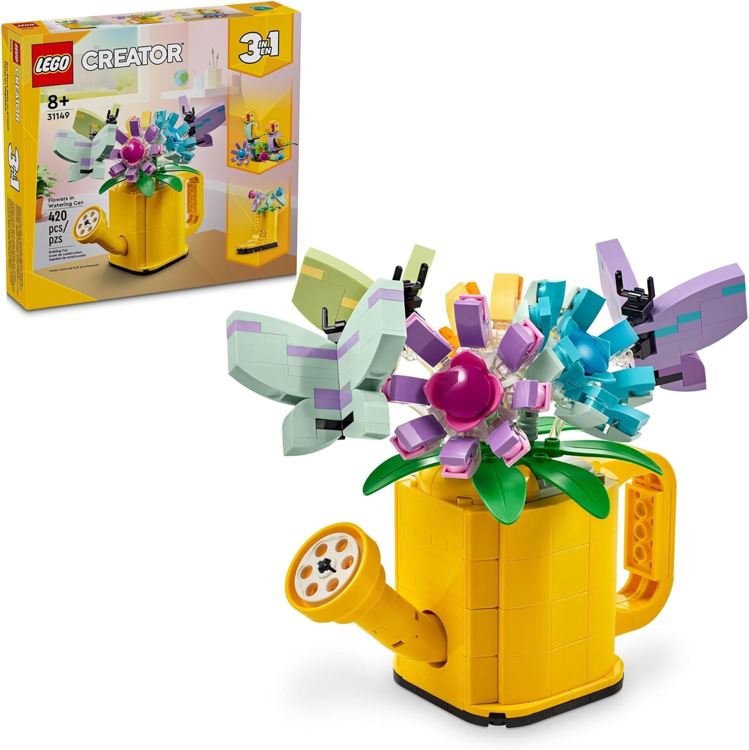 LEGO Creator 3-in-1 Flowers in Watering Can 31149, product image 1
