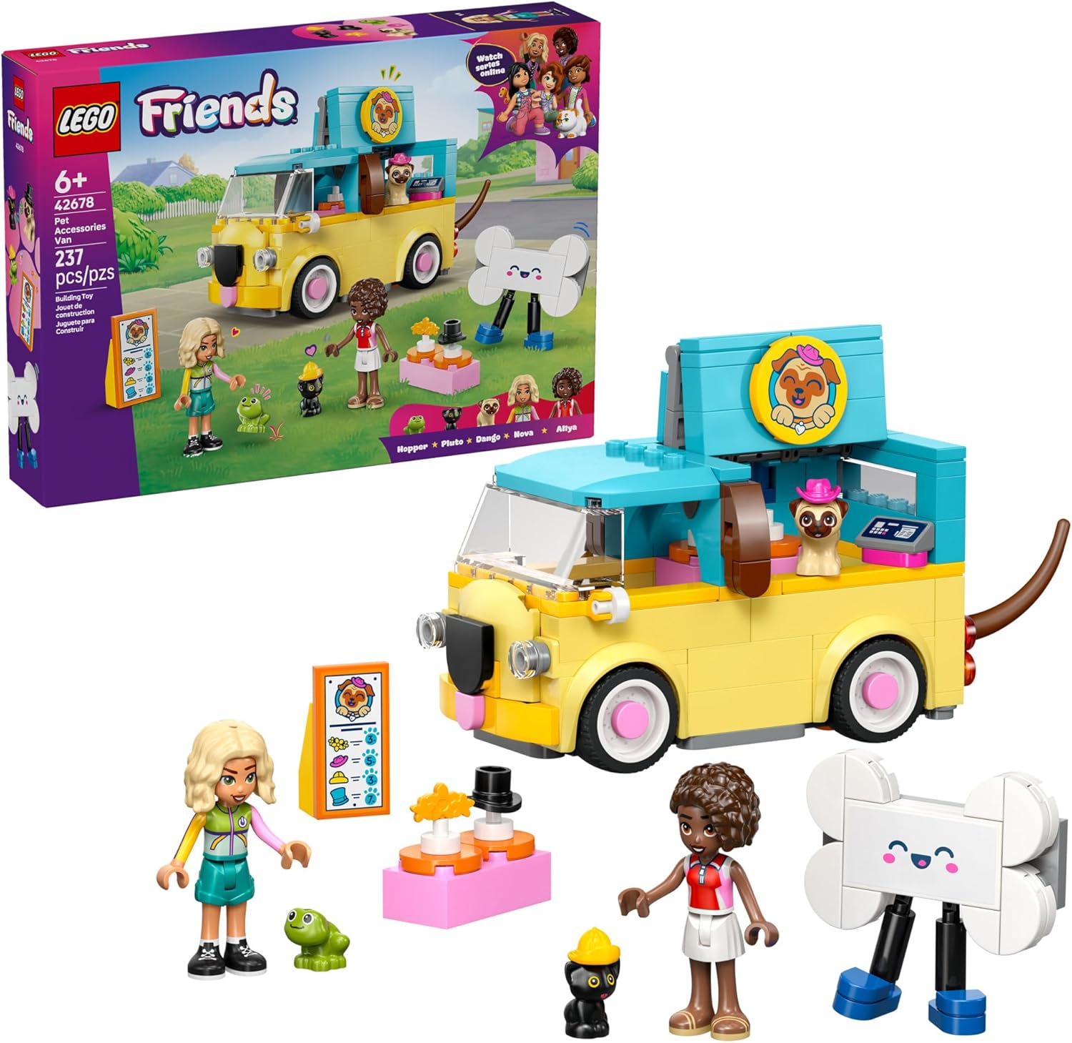 LEGO Friends Pet Accessories Van Set 42678, product image 1