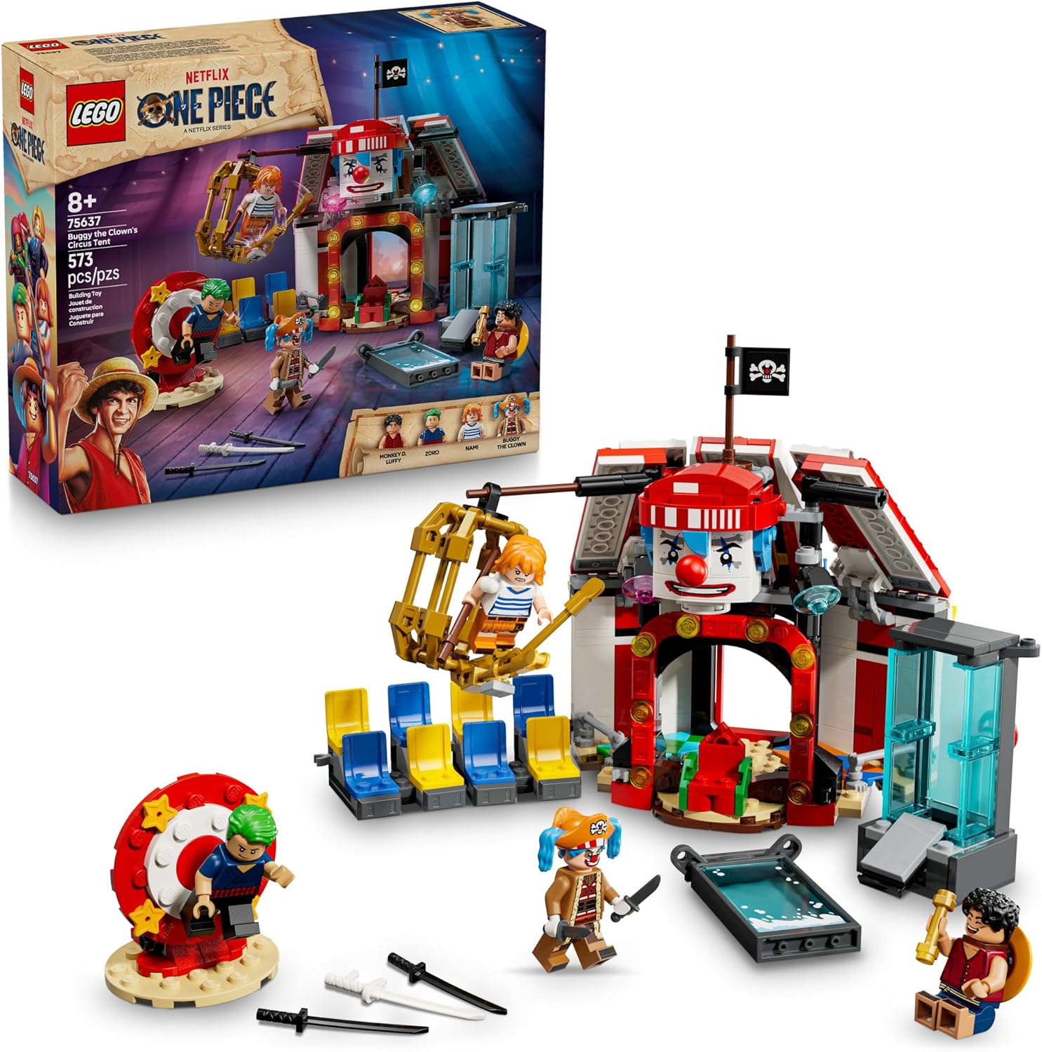 LEGO ONE PIECE Buggy the Clown’s Circus Tent 75637, product image 1