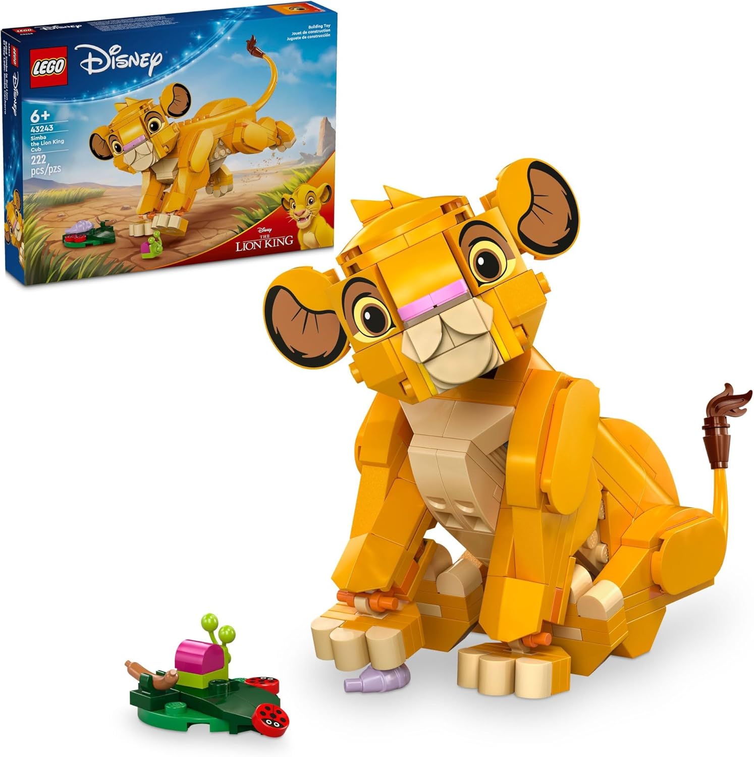 LEGO Disney Simba The Lion King Cub Set 43243, product image 1