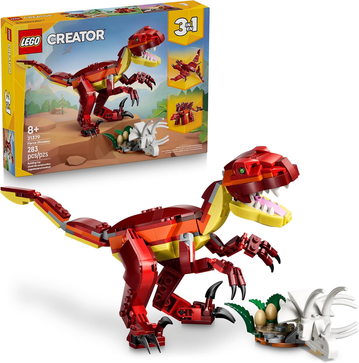 LEGO Creator 3-in-1 Fierce Dinosaur Set 31379, product image 1